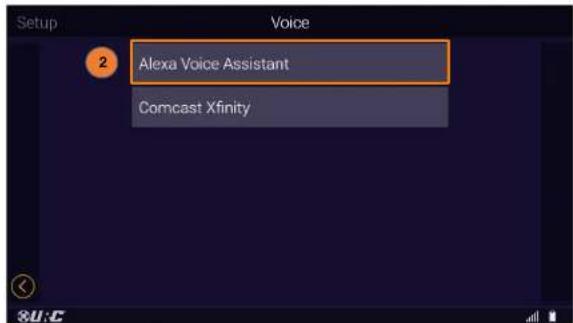 Setup Voice Alexa Voice Assistant Comcast Xfinity