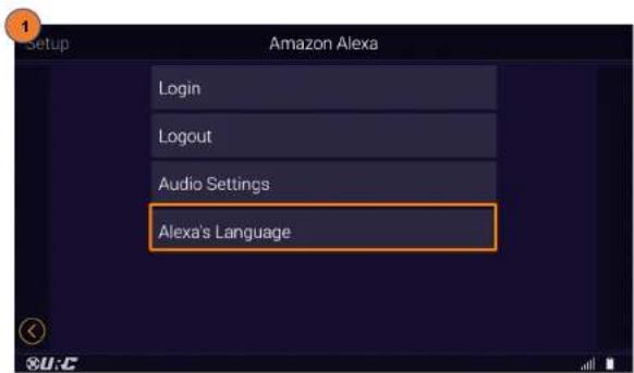 Setup Amazon Alexa Login Logout Audio Settings Alexa's Language