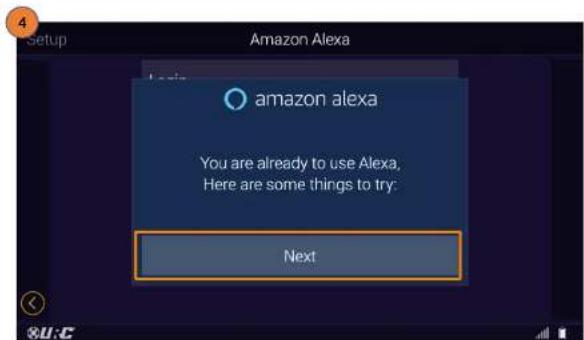 Setup Amazon Alexa amazon alexa You are already to use Alexa, Here are some things to try: Next