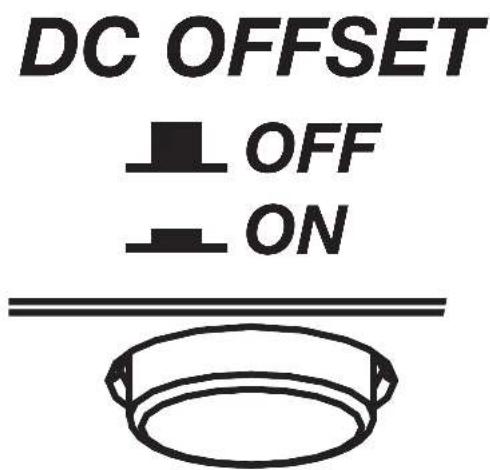 DC OFFSET OFF ON