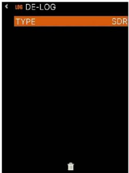 LOG DE-LOG TYPE SDR