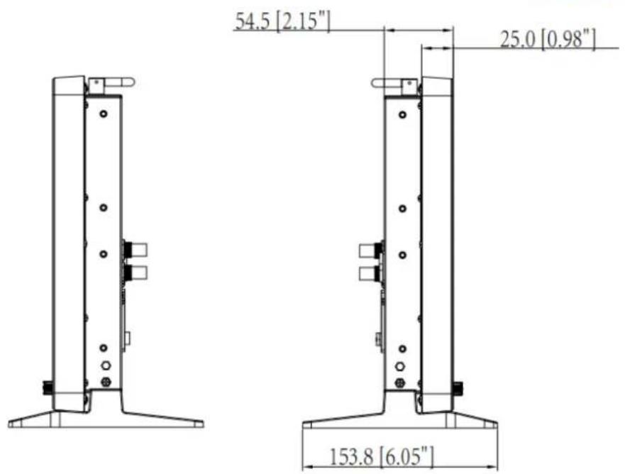 54.5 [2.15"] 25.0 [0.98"] 153.8 [6.05"]