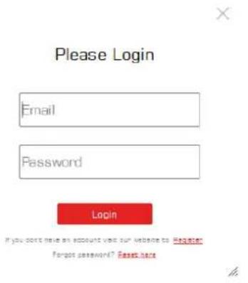 Please Login Email Password Login If you don't have an account visit our website to Register forgot password? Reset here