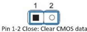 BIOSTAR Z170GT7 - JCMOS1: Clear CMOS Jumper - 2