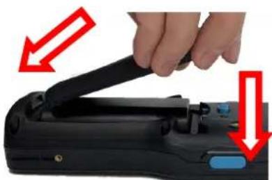 Wasp WDT950 - Install / Remove the Battery Cover - 3