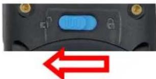Wasp WDT950 - Install / Remove the Battery Cover - 2