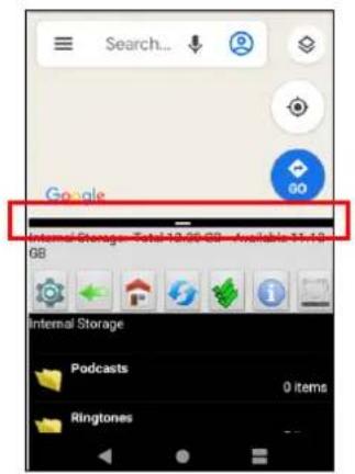 Search... Google Internal Storage Total: 10.0 GB Available: 31.1 GB GB Internal Storage Podcasts 0 items Ringtones