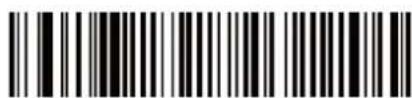 Black and white barcode image with vertical lines and a central dot