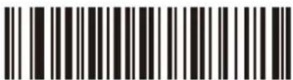Black and white barcode image with vertical lines and a small number '1' at the bottom right.