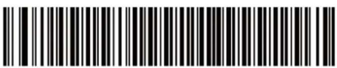 Black and white barcode image with vertical lines and a central dot