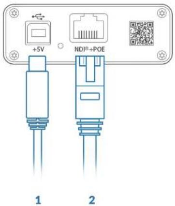 +5V NDI®+POE 1 2
