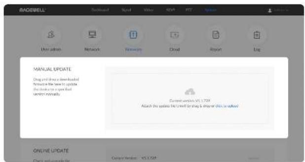 IMACBELL® User admin Network Instructions Cloud Report Use MANUAL UPDATE Drug and drug downloaded Instruments file have to update the book or a special fixed version manuals. Current version: V1.1729 Attach the update the tool for drug & drug or skin is updated ONLINE UPDATE Device and download file Current Version: V1.1729