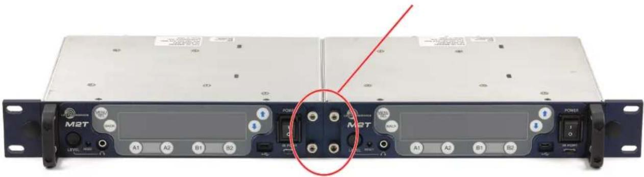 Lectrosonics M2T - Installing two M2T, M2T/E01, M2T/E02, M2T/E06 Transmitters into a Single Rack Space - 8