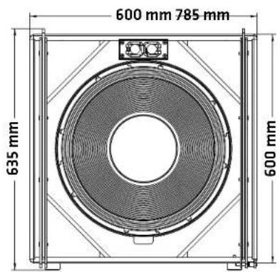 635 mm 600 mm 785 mm 600 mm