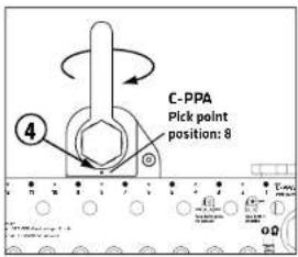 C-PPA Pick point position: 8