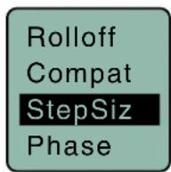 Lectrosonics SMWB-E07 - Selecting Step Size - 1