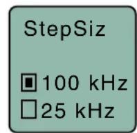 Lectrosonics SMWB-E07 - Selecting Step Size - 2