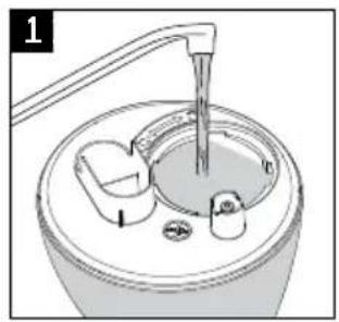 Vicks Filter Free Cool Mist VUL545 - Filling/Refilling (Continued) - 1