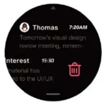 Thomas 7:20AM Tomorrow's visual design review meeting, remem- Interest 15:30 material has led to the UI/UX