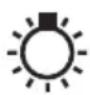 Hansa FCMX592299H - Possible settings of the oven function knob - 1