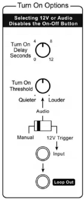 Parasound JC 1+ - Turn On Options Switch - 1