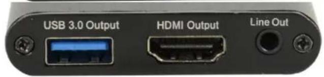 USB 3.0 Output HDMI Output Line Out