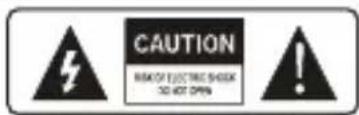 CAUTION RISK OF ELECTRIC SHEET DO NOT OPEN