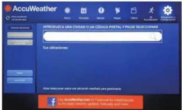 AccuWeather INTRUDUZCA UNA CIUDAD O UN CÓDIGO POSTAL Y PULSE SELECCIONAR Sus ubicaciones: Pulse Selectional: World une alteración revisables para postnada. © AccuWeather.com en Facebook for means access to the asset weather updates, Raticuits, and more.