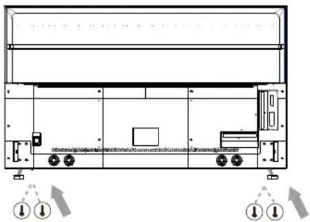 Proscan PLED8220-UHDSM - Removing the Stand for Wall-Mounting - 1