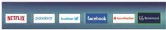 NETFLIX pandora twitter facebook AcqiaMather Scenced