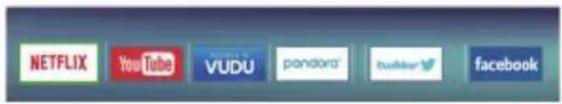 NETFLIX YouTube VUDU pandora boulder facebook