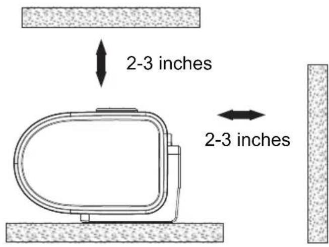 2-3 inches 2-3 inches
