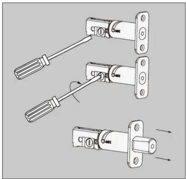 Lockly Vision - STEP 2. ADJUST DEADBOLT AND INSTALL - 5