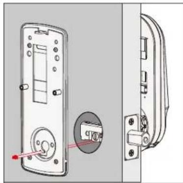 Lockly Vision - STEP 4. INSTALLING THE INTERIOR ASSEMBLY - 3