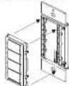 Crestron CLW-DELVEX-P - Changing the Button Assemblies - 4