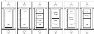 Crestron CLW-DELVEX-P - Default Button Functions - 1