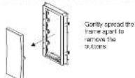Crestron CLW-DELVEX-P - Changing the Button Assemblies - 2
