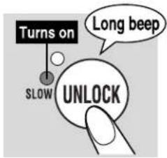 Zojirushi CD-WCC40 - Press the ⒷUNLOCK button twice. - 1