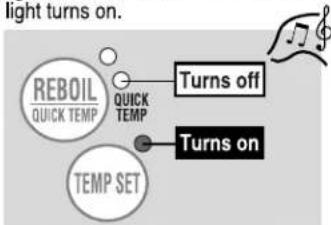 Zojirushi CD-WCC40 - After reaching the selected temperature, it will automatically switch to Keep Warm. - 1