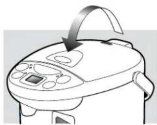 Zojirushi CD-WCC40 - Close the Upper Lid and connect the Power Cord. - 1