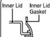Zojirushi CD-WCC40 - To attach the Inner Lid Gasket - 2