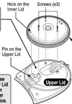 Zojirushi CD-WCC40 - To attach the Inner Lid Gasket - 1