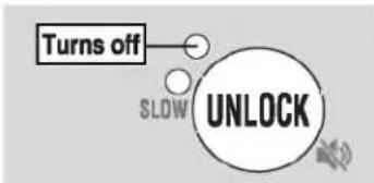 Turns off SLOW UNLOCK
