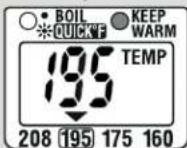 Zojirushi CD-LFC50 - When boiling has completed, a melody sounds and it automatically switches to 195°F Keep Warm mode. - 3