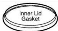 Zojirushi CD-LFC50 - To attach the Inner Lid Gasket - 3