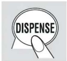 Zojirushi CD-LFC50 - Press the DISPENSE button to dispense hot water. - 1