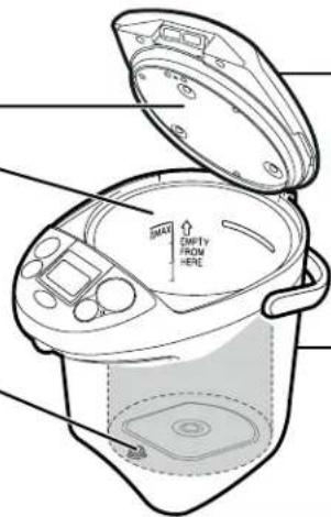 Zojirushi CD-LFC50 - Body/Upper Lid - 1