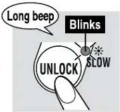 Zojirushi CD-LFC50 - Press the ⒷUNLOCK button twice. - 1