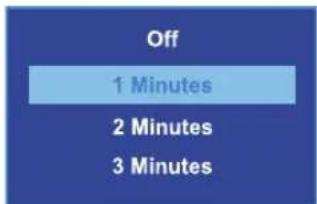 Off 1 Minutes 2 Minutes 3 Minutes