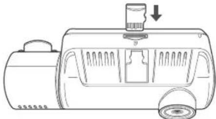 Rexing V33 Plus - Step 3: Inserting the Memory Card - 1